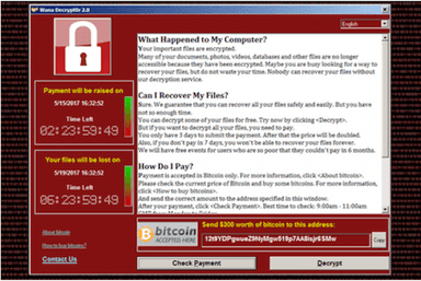 Mã độc WannaCry có thể bùng phát mạnh ở Việt Nam hôm nay theo vnexpress