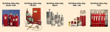 So sánh hệ thống chữa cháy khí FM-200, Novec 1230, Stat-X, N2 và CO2
