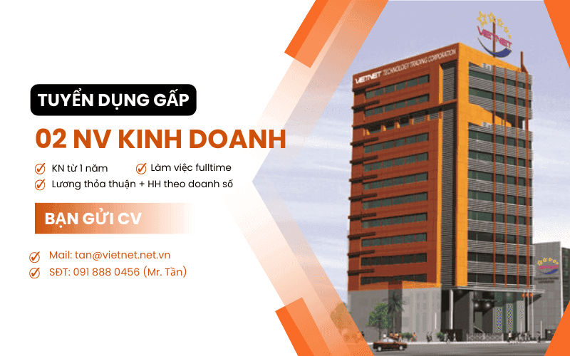 Viet Net tuyển dụng NVKD