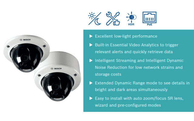 Camera Bosch NIN-63013-A3 Dome 1MP HDR IP66 ảnh 2