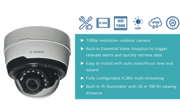 Camera Bosch NDE-3512-AL Fixed dome 2MP HDR 3-9mm IP66 IR ảnh 2