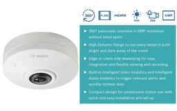 Camera Bosch NDS-5703-F360 Fixed dome 6MP 360º ảnh 2
