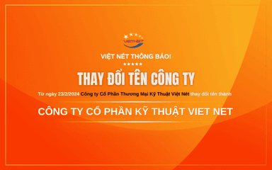 Viet Net Thông Báo Thay Đổi Tên Công Ty