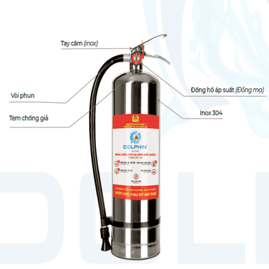 Bình Chữa Cháy Dolphin DPA-I6L Gốc Nước Dạng Ném