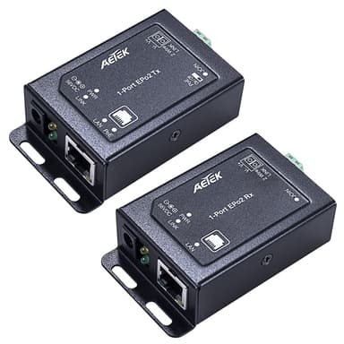 Bộ kit EPo2 AETEK 2E10-110 kit A truyền Ethernet và PoE qua 2 dây, kèm nguồn 65W