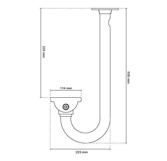 Giá đỡ J-Mount AETEK BK-200 cho vỏ camera, kiểu cố định – ảnh 3