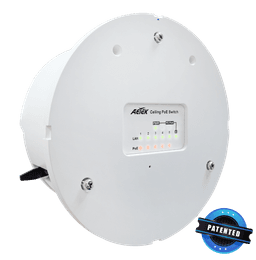 Switch PoE âm trần AETEK C42-050-30-A unmanaged, 1 cổng vào PD, 5 cổng ra PSE – ảnh 2