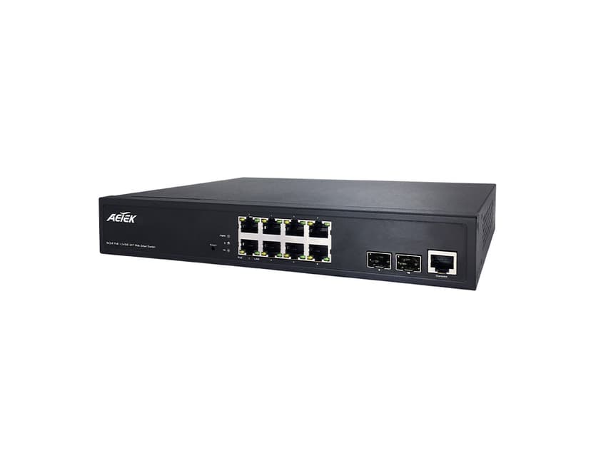 Switch PoE có quản lý AETEK C60-082-30-130-V2 NTS L2, điều khiển camera ONVIF