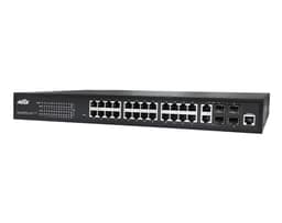 Switch PoE công nghiệp AETEK D60-244-30 24 cổng Gigabit PoE, 2 combo + 2 SFP