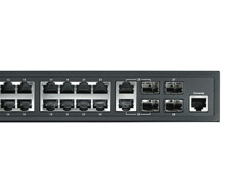 Switch PoE công nghiệp AETEK D60-244-30 24 cổng Gigabit PoE, 2 combo + 2 SFP – ảnh 5