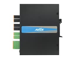 Switch PoE công nghiệp AETEK D62-041-30-DC có quản lý, ngõ ra 12/24VDC, khe SFP – ảnh 4