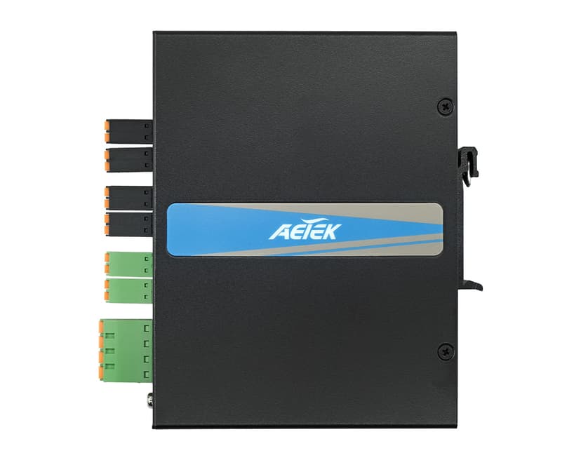 Switch PoE công nghiệp AETEK D62-041-30-DC có quản lý, ngõ ra 12/24VDC, khe SFP – ảnh 4