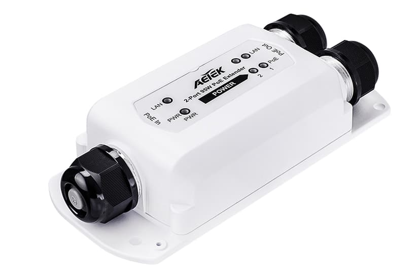 Bộ kéo dài PoE hardened AETEK E29-102 vỏ IP67 cho camera ngoài trời, tới 500m