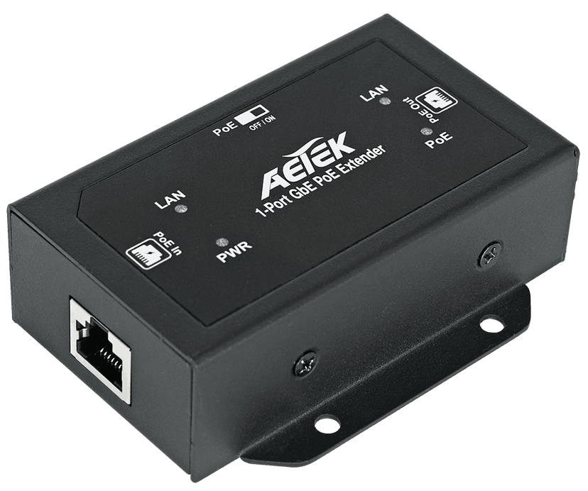 Bộ mở rộng PoE Gigabit AETEK E59-101 trong nhà, nối tiếp tới 300m