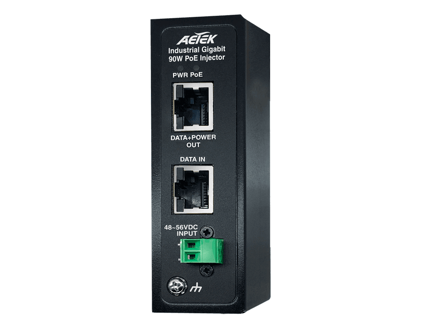 Bộ cấp nguồn PoE++ công nghiệp AETEK I69-210-V2 Gigabit 90W