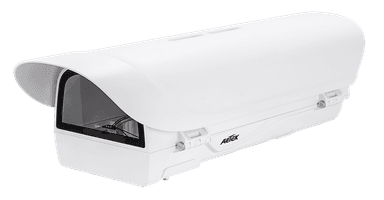 Vỏ camera AETEK M6000-I cấp nguồn PoE, điều khiển qua web, có sưởi và quạt
