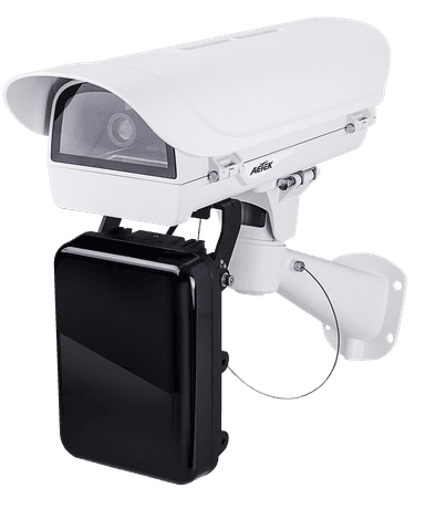 Vỏ camera ANPR AETEK P2915 Kit B nhôm đúc IP68/IK10, đèn hồng ngoại 80W, gạt mưa