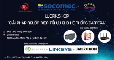 Hội thảo dành cho chuyên viên kỹ thuật CCTV tại TP.HCM ngày 27/09/2019
