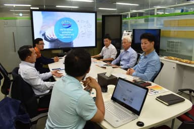 Viet Net sang thăm và làm việc với hãng Leadtech tại Hàn Quốc (Korea)