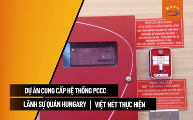 Dự án hệ thống FM 200 cho Lãnh sự quán Hungary – Quận 1, Tp.HCM