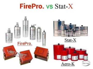 So sánh hệ thống chữa cháy FirePro với Stat-X