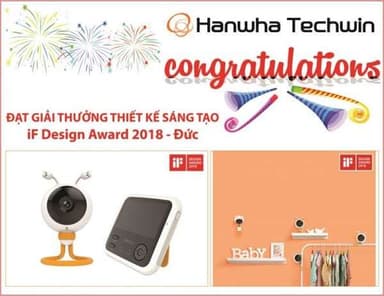 Wisenet Camera (Camera Samsung) đạt giải thưởng Thiết Kế Sáng Tạo iF Design Award – Đức