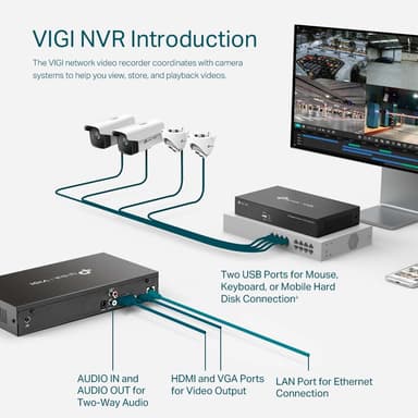 Đầu ghi hình Camera TP-Link VIGI NVR1008 – Đầu ghi camera IP 8 kênh giá rẻ
