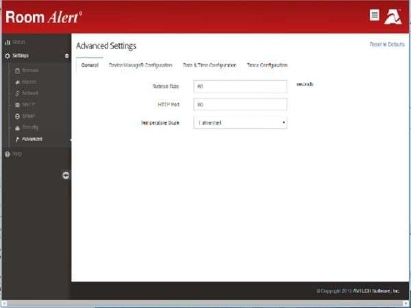 RA3E-ES0-BAS Room Alert 3E Monitor ảnh 4