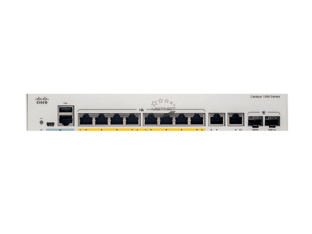 Switch Cisco C1000-8FP-E-2G-L -1000 Series 8 Ports PoE