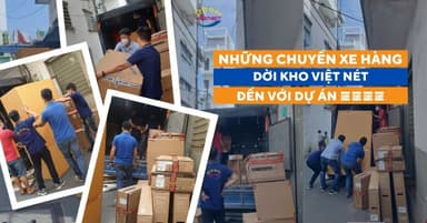 Những chuyến xe hàng tiếp tục rời kho Công ty Viêt Nét đến với dự án