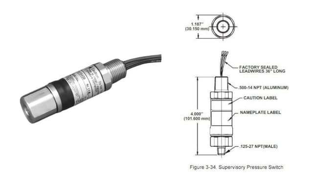 06-118263-001 – Công tắc áp suất giám sát, van 1-1 / 2 ”, 2” và 3″