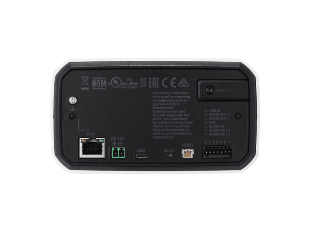 Camera Hanwha TNM-3620TDY – Bi-spectrum AI Thermal Camera ảnh 2