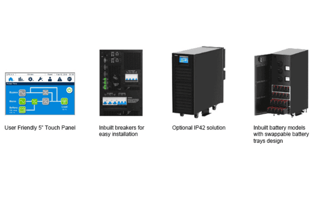 HPH Gen.2 20/30/40 kVA – Bộ lưu điện UPS 3 phase Delta ảnh 3