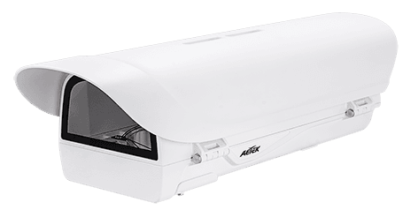 Vỏ camera ngoài trời AETEK A5000 cấp nguồn PoE 30W, IP68/IK10, có sưởi và quạt