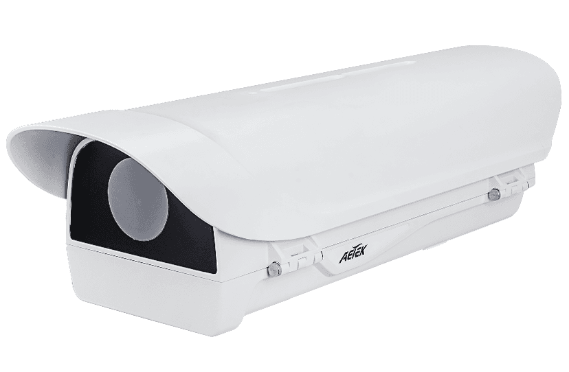Vỏ camera nhiệt AETEK A5100 kính Germanium, cấp nguồn PoE 30W
