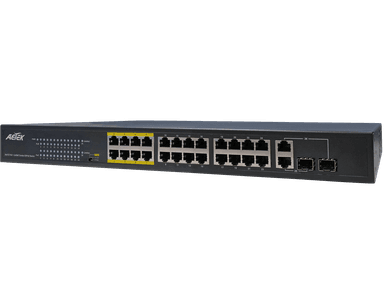 Switch PoE AETEK C11-242-31-380 chống sét lan truyền AC và PoE cho vùng nhiều giông