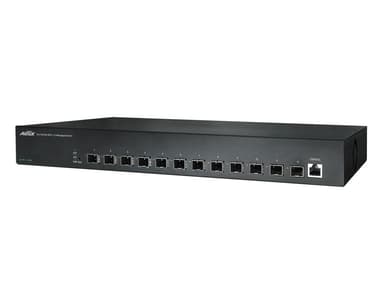 Switch gốc 10G AETEK C60-00B-01 12 cổng SFP+, quản lý NTS L2 cho dòng H60/D60/C60