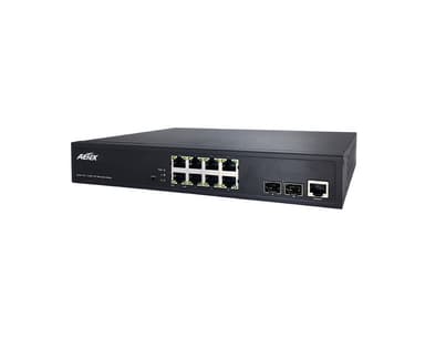 Switch PoE có quản lý AETEK C60-082-30-130-V2 NTS L2, điều khiển camera ONVIF