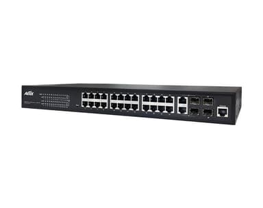 Switch PoE L2 AETEK C60-244-30-370-V2 cho hệ thống nhiều camera, quản lý web