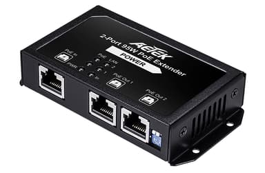 Bộ kéo dài PoE AETEK E19-102 dòng E19 Fast Ethernet, cấu trúc hình sao tới 500m