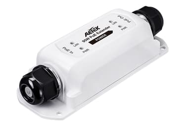 Bộ mở rộng PoE ngoài trời AETEK E29-101 IP67, hoạt động -40°C đến 60°C