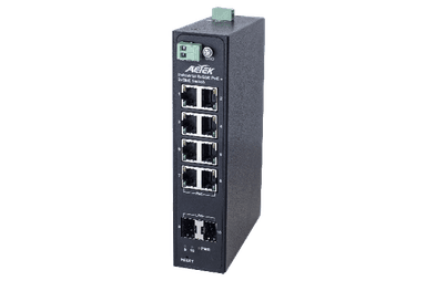 Switch PoE công nghiệp AETEK H30-082-30 8 cổng Gigabit PoE+ 30W, tổng 240W