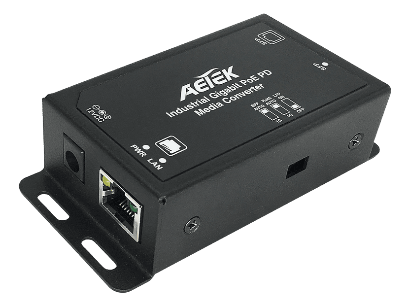Bộ chuyển đổi quang điện AETEK M31-011-01 Gigabit công nghiệp dòng M31, 1 SFP + 1 RJ45
