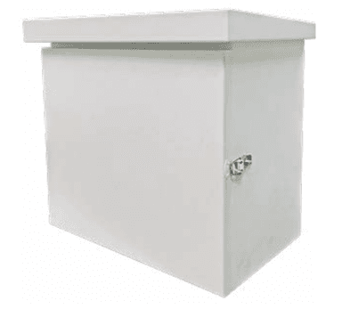 Tủ nguồn dự phòng ngoài trời AETEK OS-100-150 cho thiết bị PoE, vỏ thép không gỉ