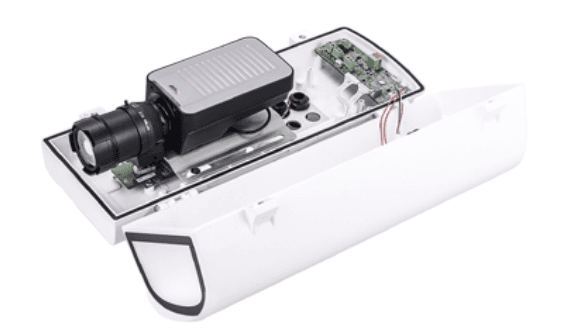 Vỏ camera ANPR AETEK P2925 Kit A hồng ngoại Pulse IR 288W, nhôm đúc IP68/IK10, nguồn 24VAC – ảnh 2