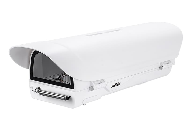 Vỏ camera PoE AETEK P6000-IW-V2 PoE 60W/90W, có gạt nước, sưởi và quạt, IP66/IK10