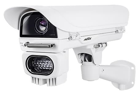 Vỏ camera ANPR AETEK P6900-IW V2 Kit A cấp nguồn PoE 90W, hồng ngoại 48W