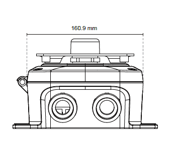 Hộp nguồn vỏ camera AETEK PB-024-2AC vào 115/230VAC, ra 24VAC/6A cho dòng A10/P20 – ảnh 3