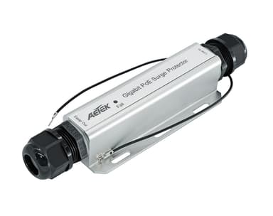 Bộ chống sét PoE ngoài trời AETEK SD-201 vỏ kim loại IP67, 10KA, gắn tường hoặc cột