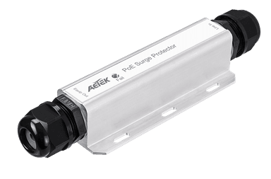 Bộ chống sét PoE ngoài trời AETEK SD-202 vỏ kim loại IP67/IK10, bảo vệ đến 20KV
